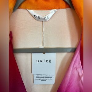 Oriré Multicolor Blouse and pant set. Size medium. Nwt